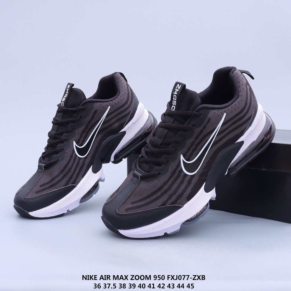 Nike Air Max Zoom 950 Black Grey White Shoes - Click Image to Close